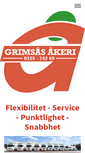 Mobile Screenshot of grimsasakeri.se